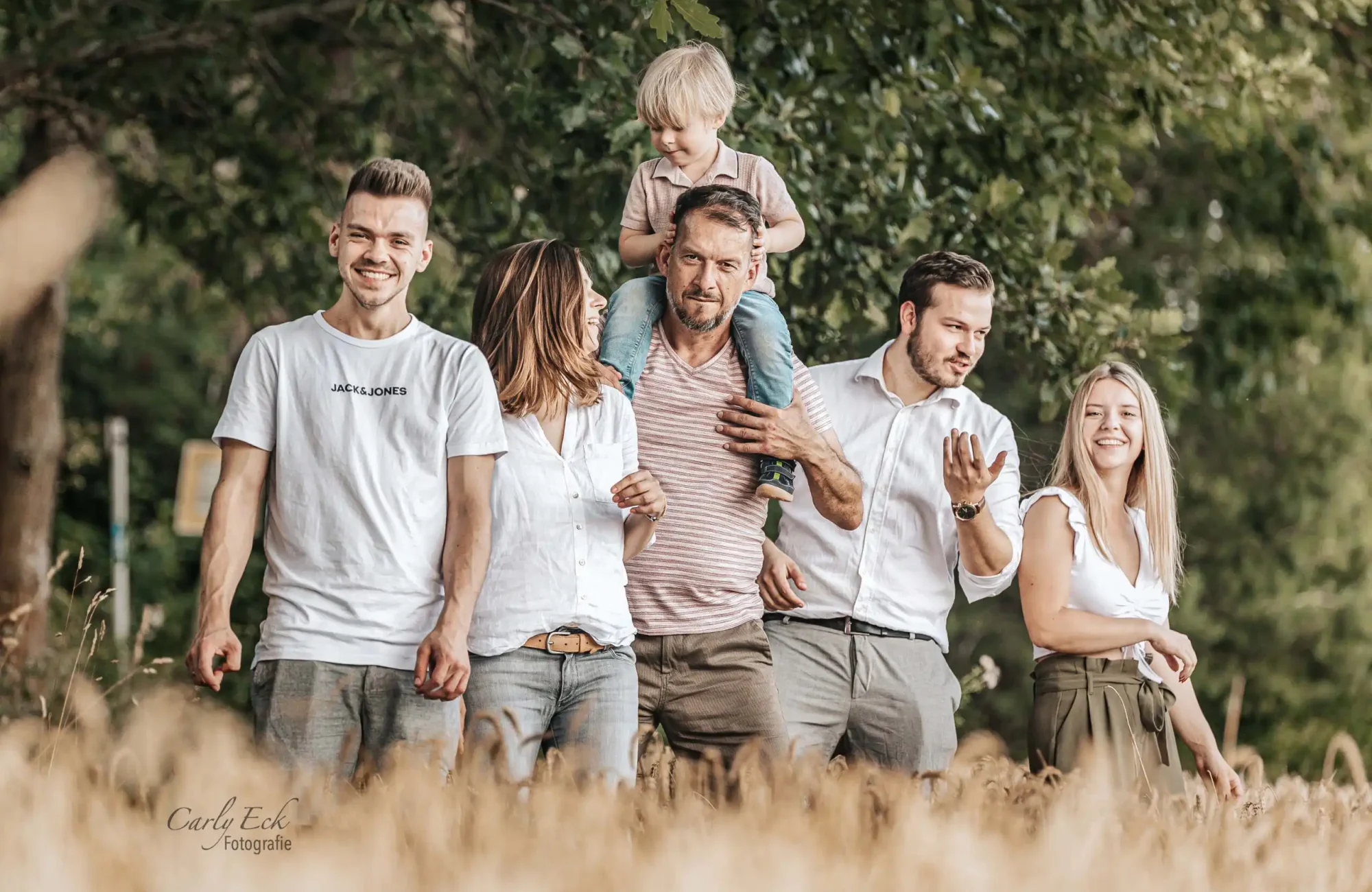 Familienfotografie mit Hund Kassel